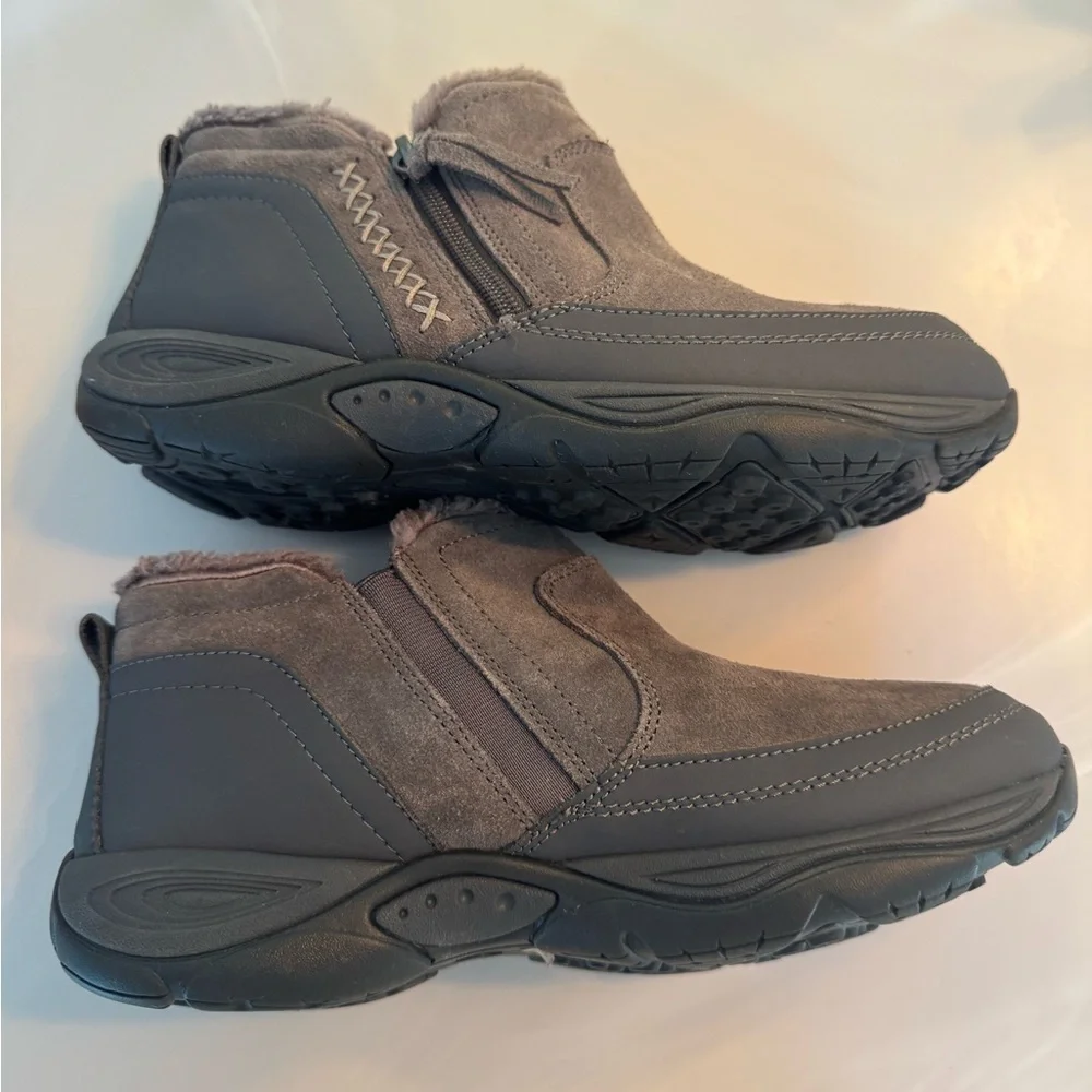 Easy Spirit Gray Suede Ankle Boots US 7